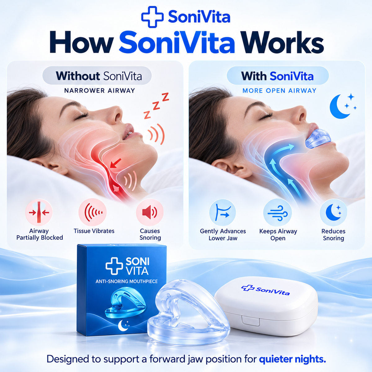 SoniVita - Anti-Snoring Mouthpiece Universal Size