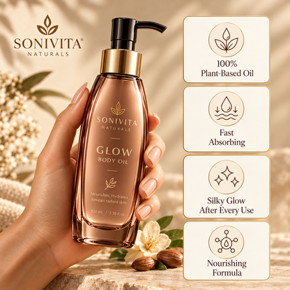 Huile corporelle SoniVita Glow — 100 ml