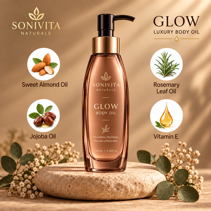 Huile corporelle SoniVita Glow — 100 ml